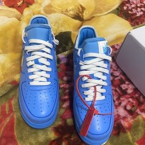 NIKE AIRFORCE 1 LOW OFF WHITE MCA UNIVERSITY BLUE